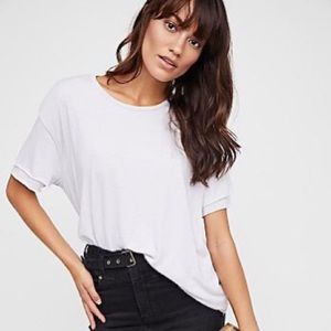 Free People Light Purple Cloud 9 Tee